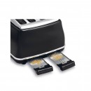 DeLonghi Icona Retro 4 Slice Toaster Black CTO4003.BK