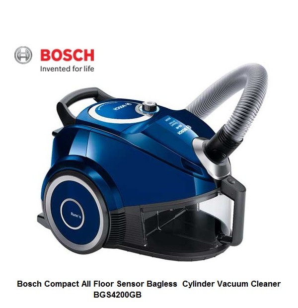 Bosch Compact All Floor Bagless Sensor Cylinder Vacuum Cleaner BGS4200GB