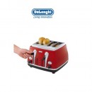 DeLonghi Icona Retro 4 Slice Scarlet Red Toaster CTO4003R