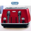 DeLonghi Icona Retro 4 Slice Scarlet Red Toaster CTO4003R