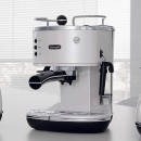 DeLonghi Icona Retro Pump Espresso Cappuccino Machine Pearl White ECO310W