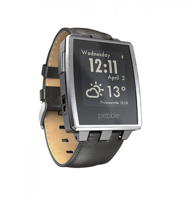 Pebble Steel SmartWatch 401SLR Brushed Stainless