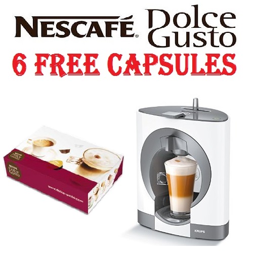 Krups Dolce Gusto Oblo White Multi Drink Coffee Machine KP1101