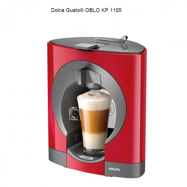 Krups Dolce Gusto Oblo Red Multi Drink Coffee Machine KP110540 / KP1105 Around The Clock Offers