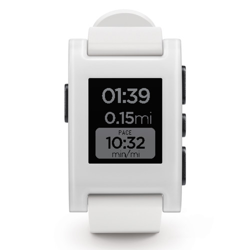Pebble time on sale white