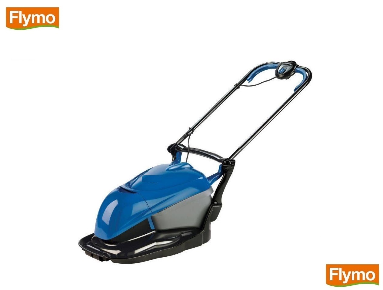 Flymo HC350 Hover Lawn Mower 35cm Metal Blade 22 Litre Grass Box