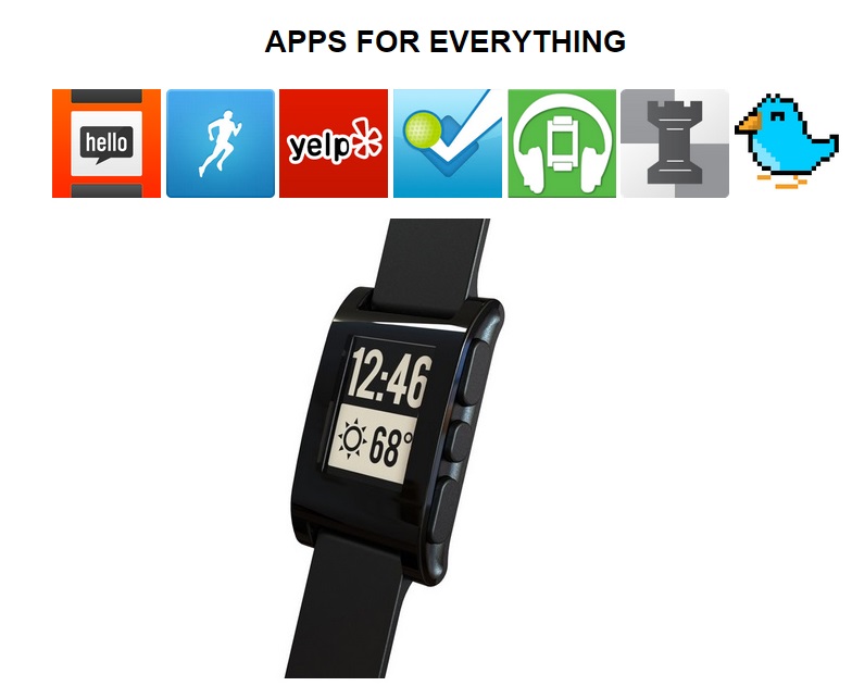 pebble watch model 301bl