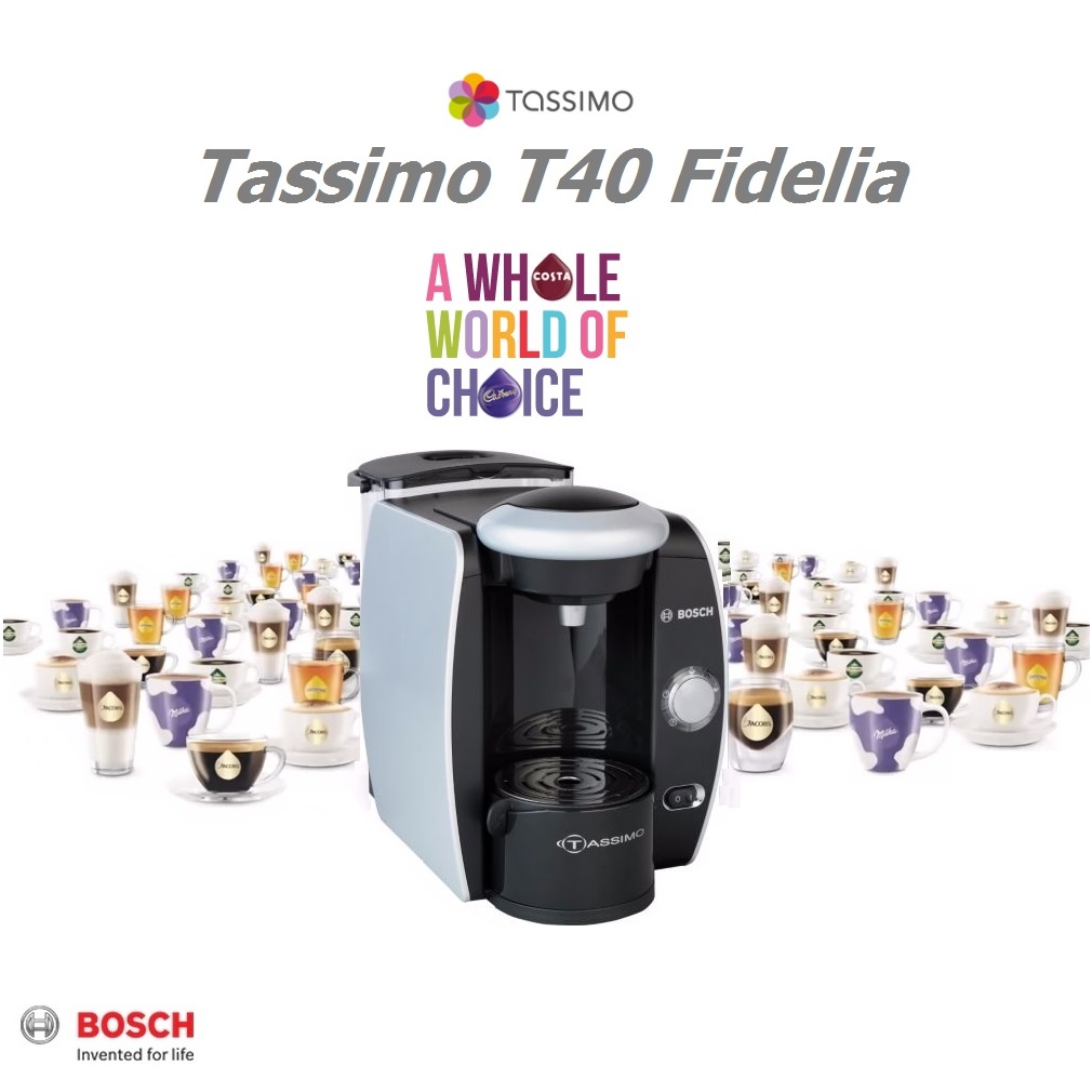 Bosch Tassimo T40 Fidelia Tas4011gb Multi Drink Machine Around