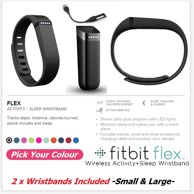 fitbit flex wireless activity and sleep tracker wristband