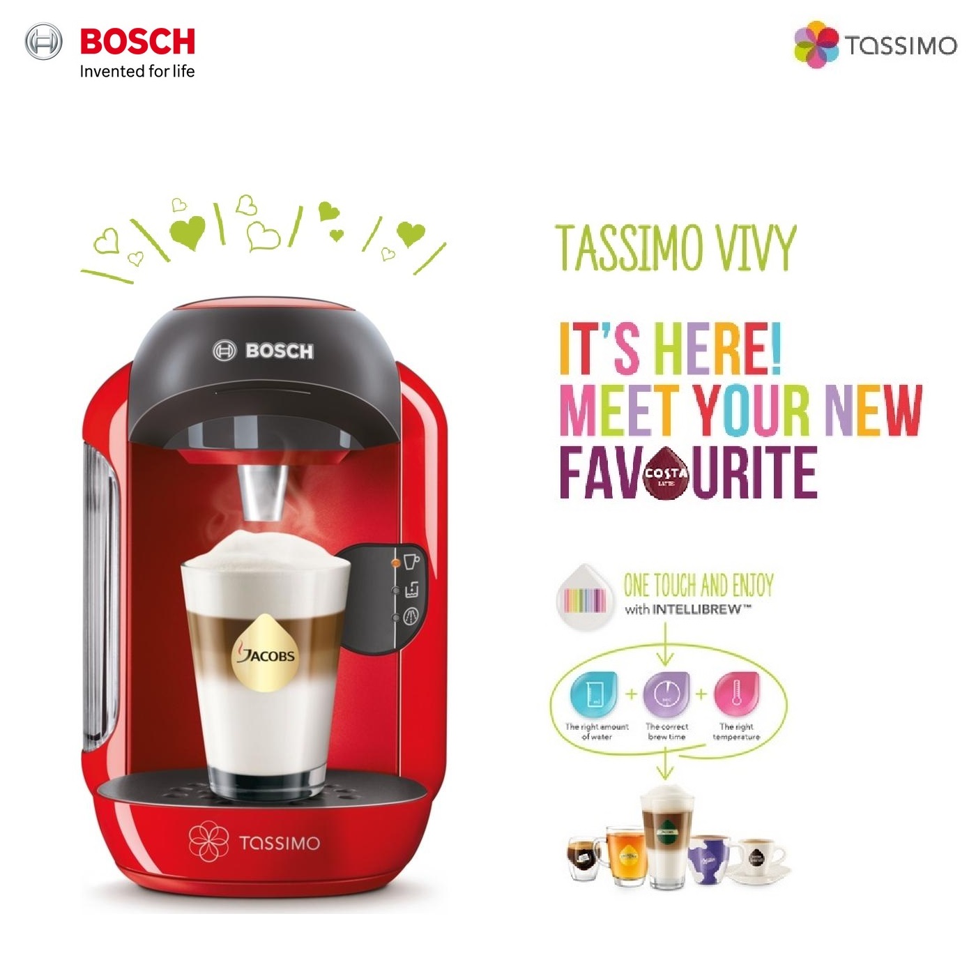 Bosch tassimo discount vivy t12