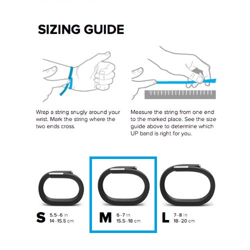 jawbone up24 wireless activity sleep tracker wristband onyx black jawbone up size