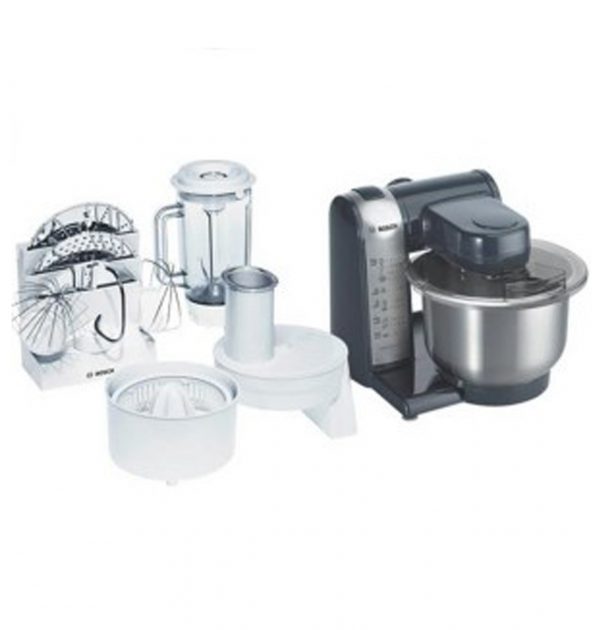 Bosch-MUM46A1GB-Food-ProcessorMixer-Stainless-Steel-with-Accessories