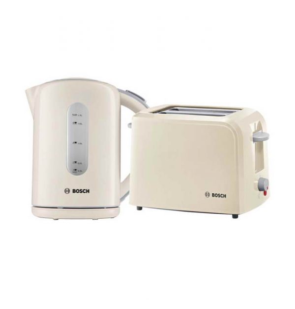 Bosch Village Collection Cream Kettle Toaster combo