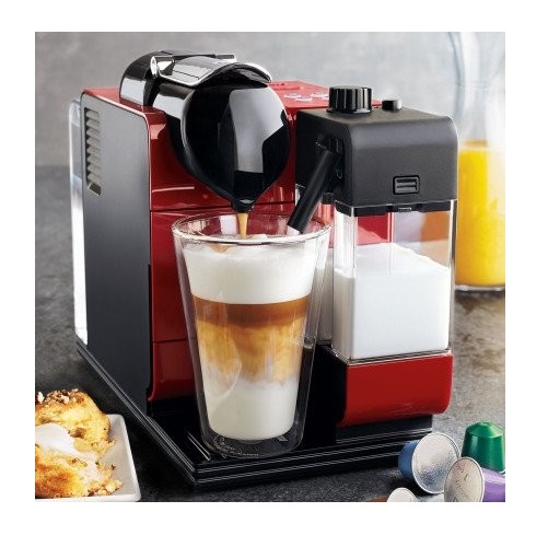 DeLonghi Lattissima Plus EN520R Red Nespresso Capsule Espresso for sale  online