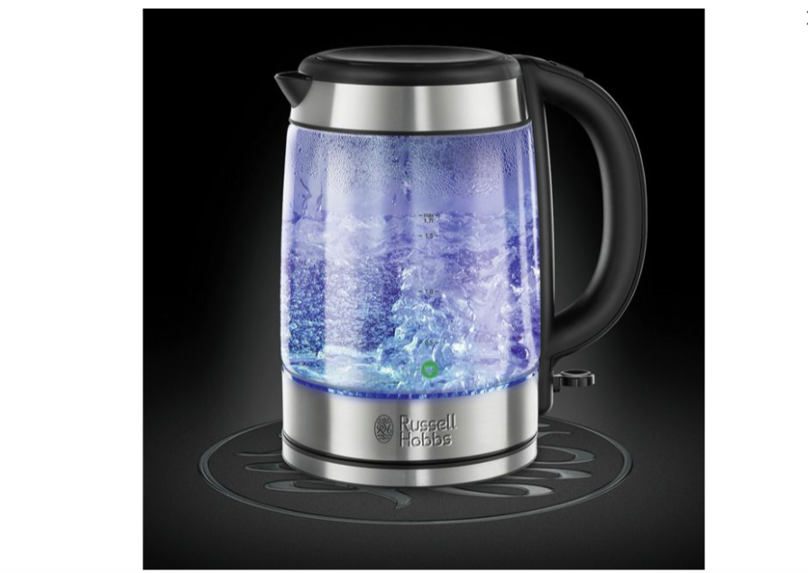 russell hobbs illuminating glass kettle 21600