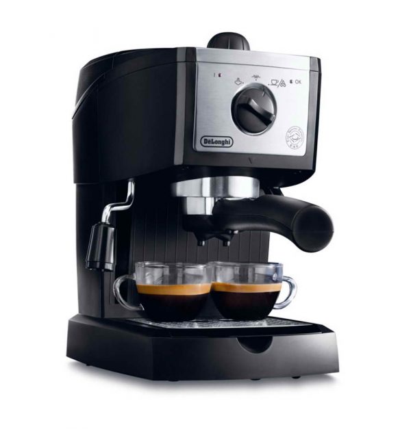 DeLonghi EC156B Traditional Pump Espresso Machine Black