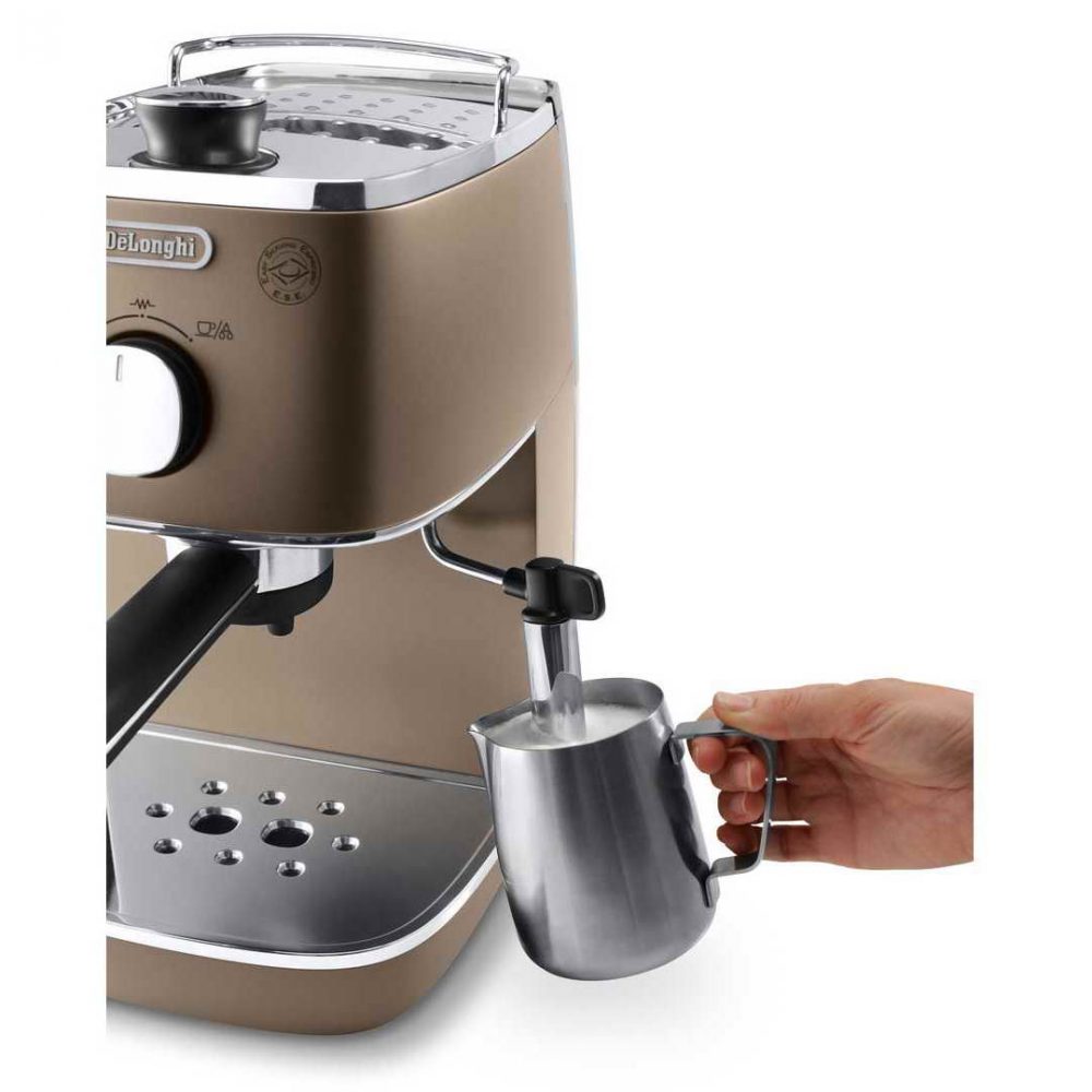 DeLonghi Distinta Espresso & Cappuccino Machine Bronze ECI341BZ