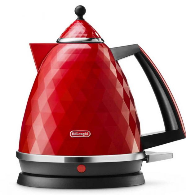 DeLonghi KBJ3001R Brillante Diamond Jug Kettle Red