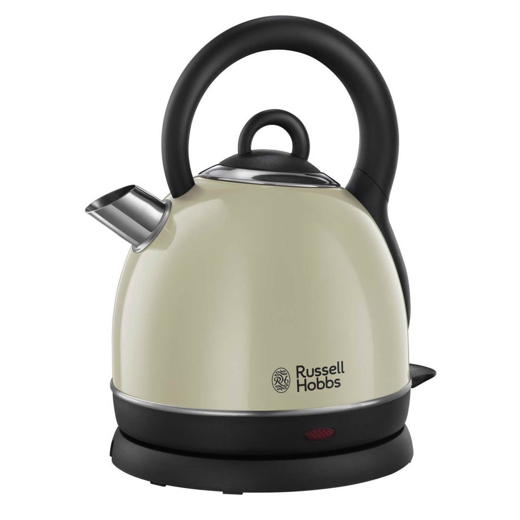 Russell Hobbs 19193 Westminster Cordless Electric Dome Kettle, Cream